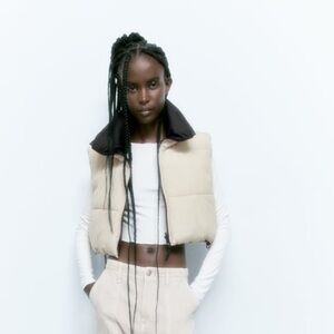 Zara Reversible Puffer Vest